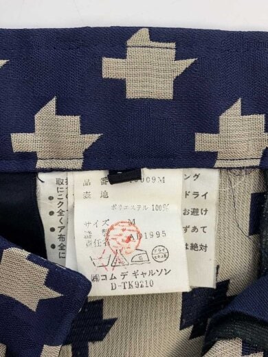 商品画像：ボトム/M/ポリエステル/ネイビー/総柄/TP-10009M/ホツレ有り/トリココムデギャルソン 6