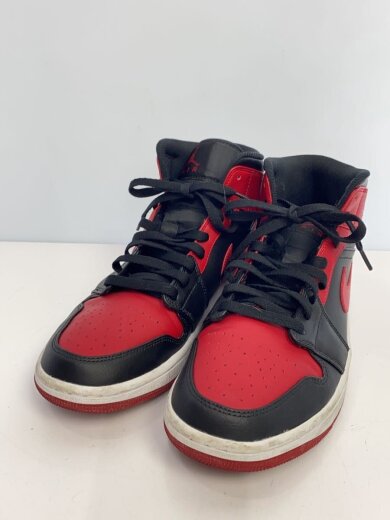 商品画像：AIR JORDAN 1 MID_エアジョーダン 1 ミッド/27cm/レッド/ナイキ 2