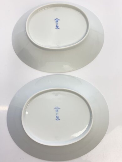商品画像：ブルーワイナリー/楕円皿2点/ボウル型角鉢2点/4点セット/フカガワセイジ 6
