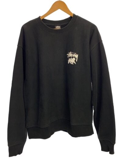 商品画像：スウェット/XL/コットン/ブラック/総柄/ラスタライオン/ステューシー// 1