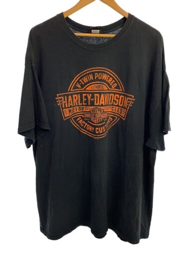 商品画像：Tシャツ/3XL/コットン/ブラック/プリント/RN102050/ハーレーダヴィッドソン// 1