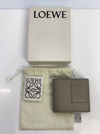 商品画像：バイフォールド/2つ折り財布/レザー/グレー/レディース/ロエベ// 9
