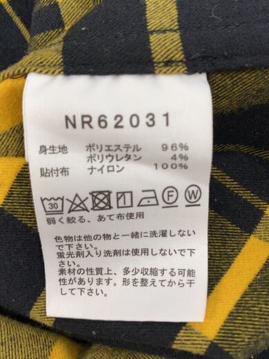 画像：THE NORTH FACEネルシャツ/M/ポリエステル/YLW/チェック/NR620314
