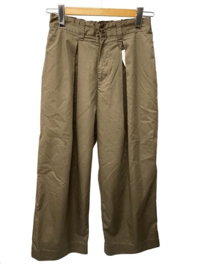 商品画像：ワイドパンツ/S/コットン/KHK 1