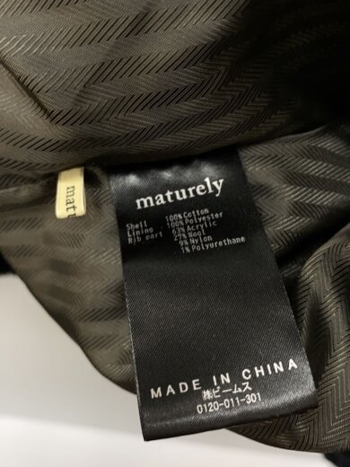 商品画像：ジャケット/1/コーデュロイ/BLK/無地 4