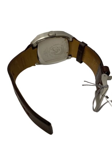 商品画像：クォーツ腕時計/アナログ/レザー/BLU/BRW// 4