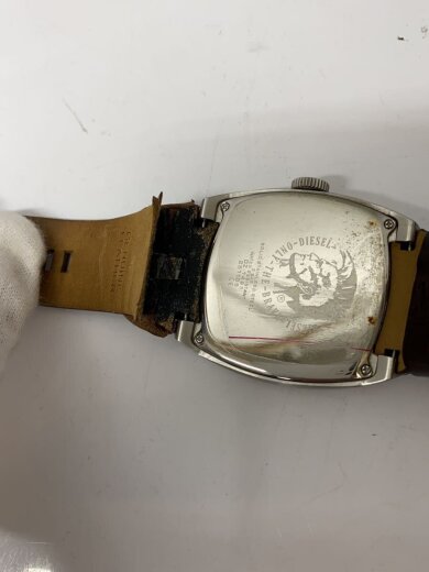 商品画像：クォーツ腕時計/アナログ/レザー/BLU/BRW// 6