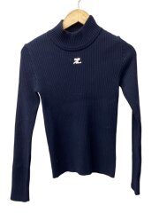 ニット・セーター(薄手)/L/コットン