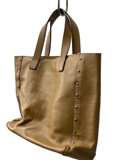 商品画像：ハンドバッグ/レザー/BEG/無地 2