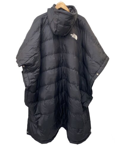 商品画像：PADDED PONCHO COAT_パデッドポンチョコート/--/ナイロン/BLK 2