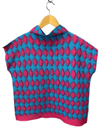 商品画像：半袖ブラウス/--/ポリエステル/マルチカラー/MI61FK243 1