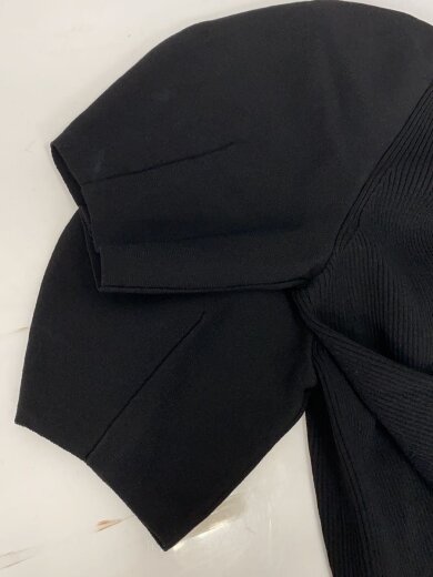 商品画像：半袖カットソー/36/レーヨン/BLK/無地 6