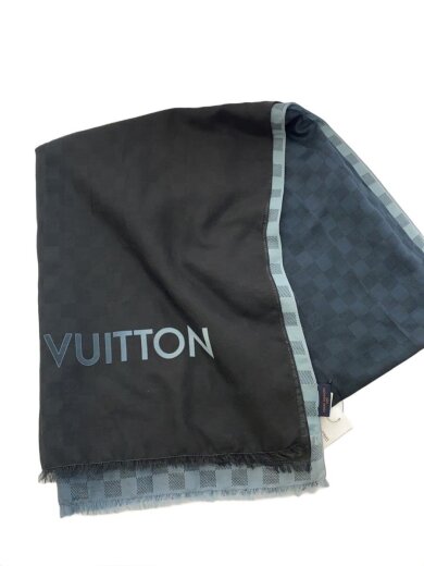 商品画像：ストール/コットン/NVY/総柄/メンズ 1