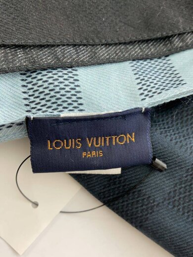 商品画像：ストール/コットン/NVY/総柄/メンズ 2