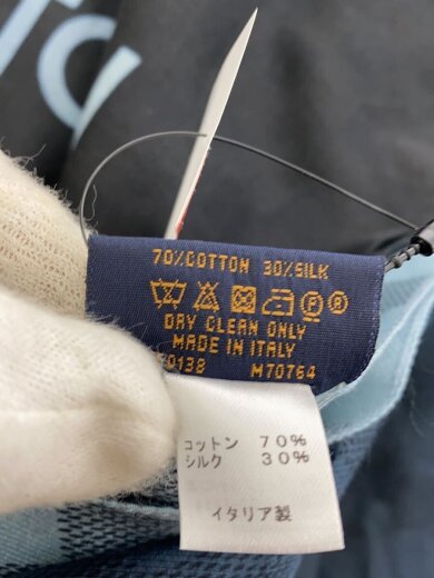 商品画像：ストール/コットン/NVY/総柄/メンズ 3