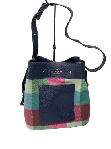 商品画像：ショルダーバッグ/--/NVY/チェック 1