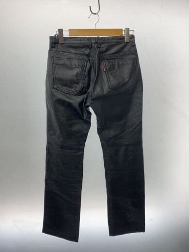 商品画像：ストレートパンツ/76/山羊革/BLK/無地/BMS90-020-09 2