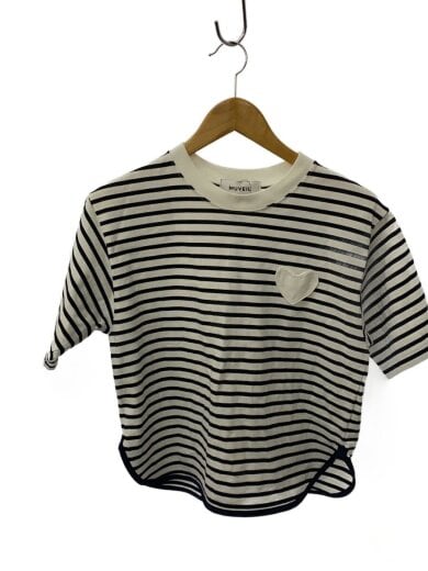 商品画像：Tシャツ/38/コットン/NVY/ボーダー/MA224UTS009// 1