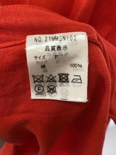 商品画像：長袖ブラウス/FREE/コットン/RED/無地/21MMSNI03 4