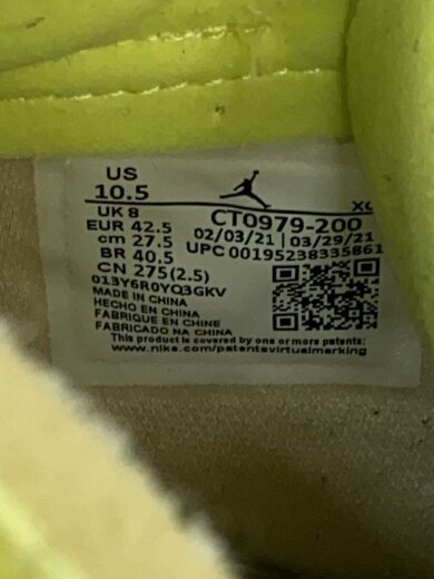 商品画像：AIR JORDAN 1 ZOOM CMFT_エアジョーダン 1 ズーム コンフォート/27.5cm/CRM 5