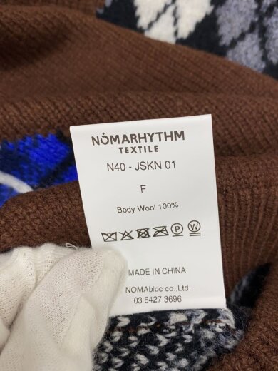 商品画像：ニットベスト(厚手)/FREE/ウール/BRW/25-080-410-0017-4-0/N40-JSKN01 5