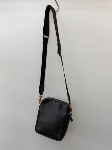 商品画像：ショルダーバッグ/レザー/BLK/無地/1002885// 3