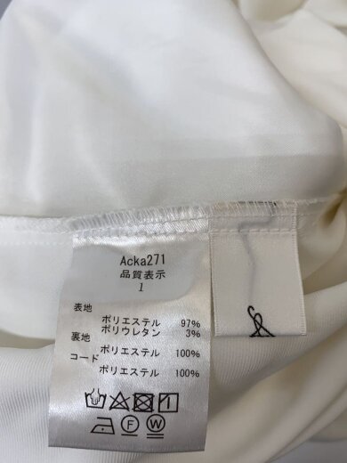 商品画像：キャミワンピース/1/ポリエステル/WHT/無地/Acka271// 3
