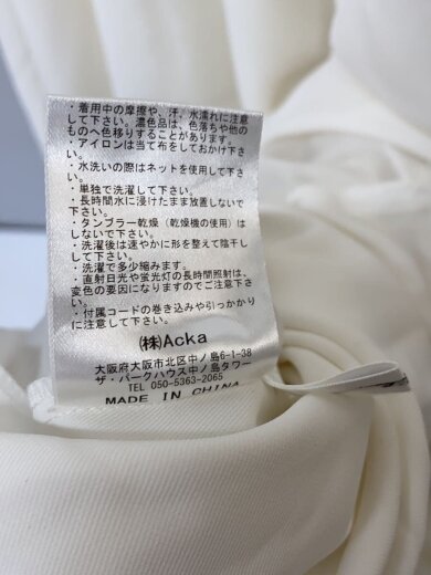 商品画像：キャミワンピース/1/ポリエステル/WHT/無地/Acka271// 4