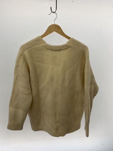 商品画像：ニット・セーター(厚手)/S/ウール/WHT/無地/20a111-031 2