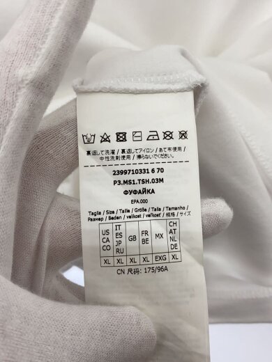 商品画像：Tシャツ/XL/コットン/WHT/2399710331 4