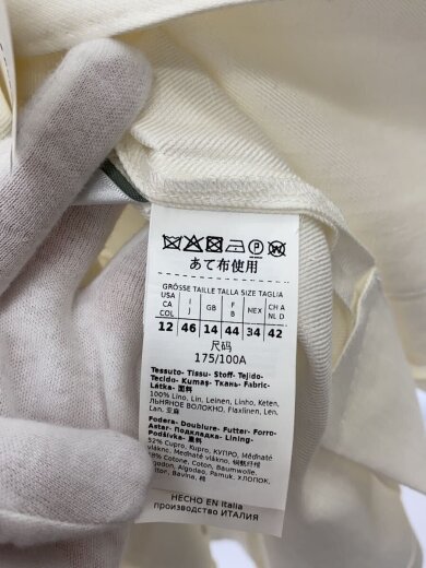 商品画像：テーラードジャケット/--/リネン/WHT/104103226 4