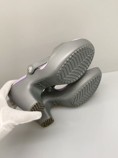 画像：crocsCyprus/ヒールサンダル/US5/GRY4