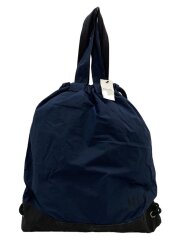 ナップサック/WASHED POLYESTER NYLON/ナイロン/ネイビー