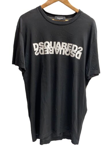 商品画像：D2 ロゴプリントTシャツ/XXL/コットン/ブラック/S74GD0635 1