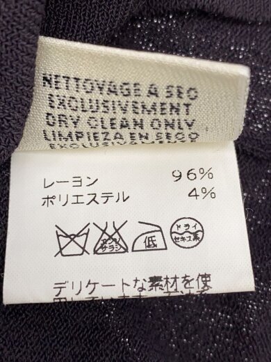 商品画像：ハイネックノースリーブニット/M/レーヨン/パープル// 5