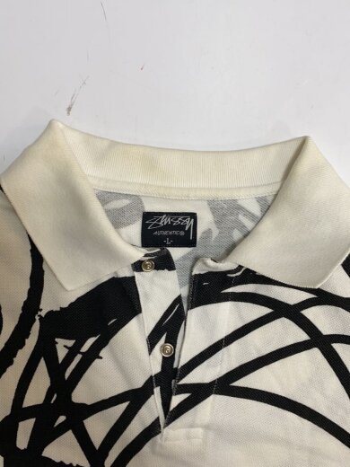 商品画像：×FUTURE/ポロシャツ/アトミックリング/L/コットン/WHT// 7