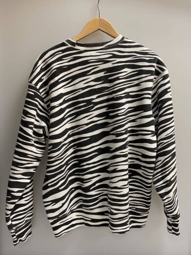 商品画像：22AW/Box Logo Crewneck Zebra/M/コットン/WHT/アニマル// 2