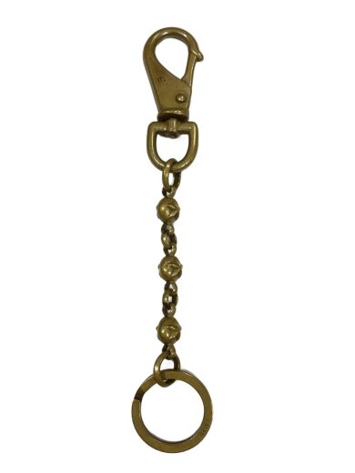 商品画像：STAR BALL CHAIN KEY RING/真鍮/ゴールド/メンズ 2
