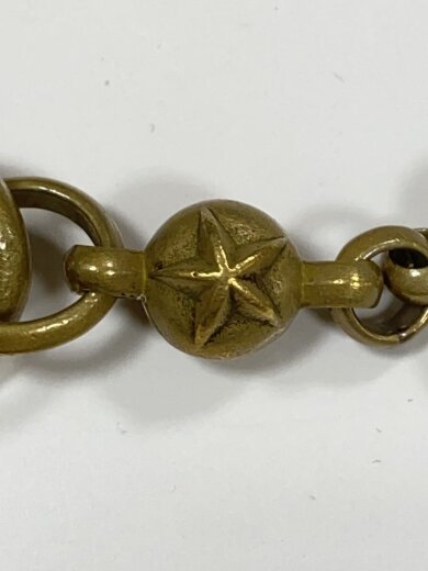 商品画像：STAR BALL CHAIN KEY RING/真鍮/ゴールド/メンズ 4