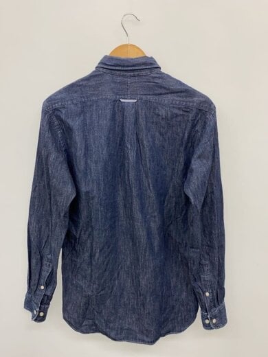 商品画像：長袖シャツ/15.5/コットン/ブルー 2