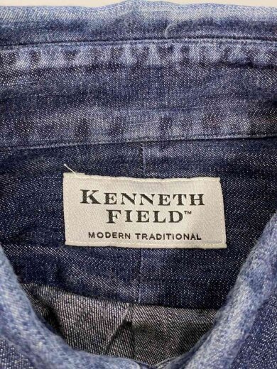 商品画像：長袖シャツ/15.5/コットン/ブルー 3