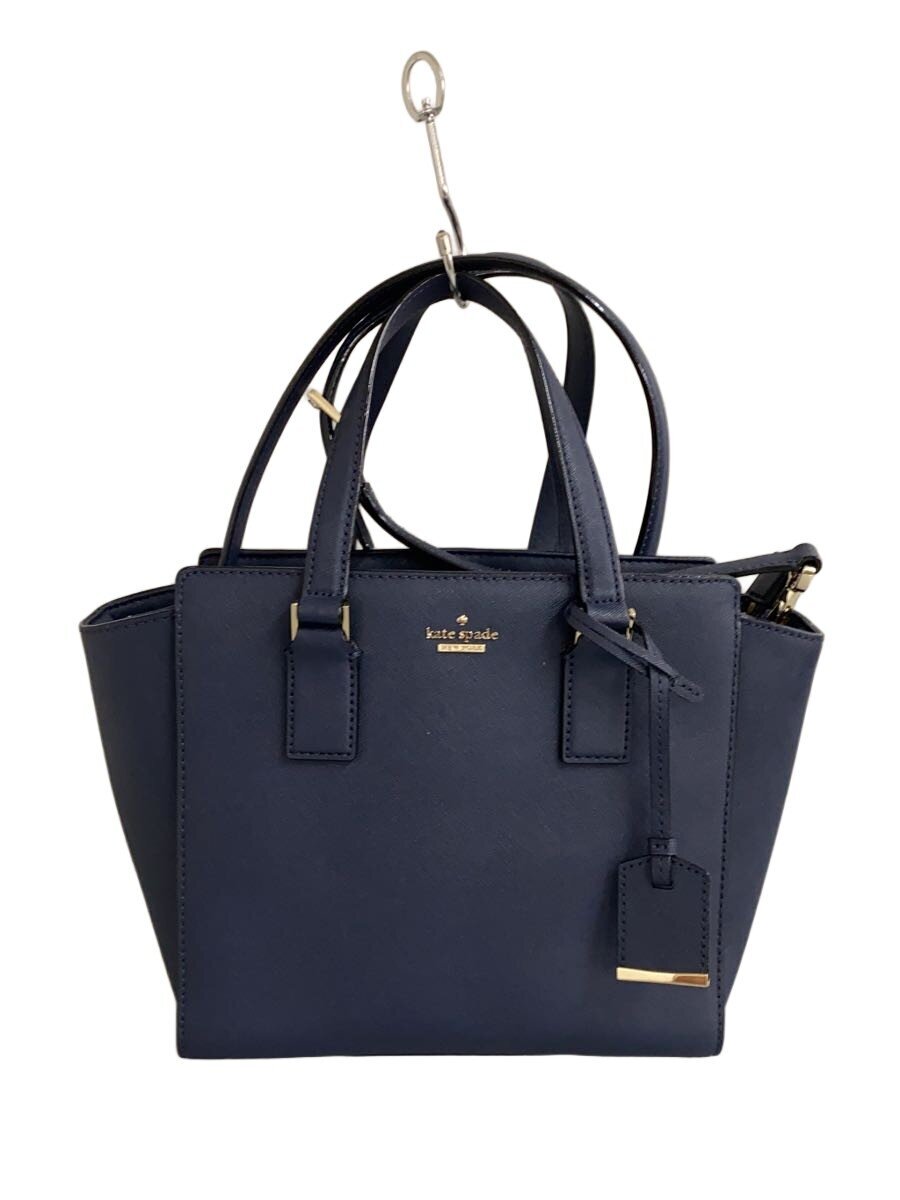 kate spade new york / ショルダーバッグ/レザー/NVY/無地/PXRU8884