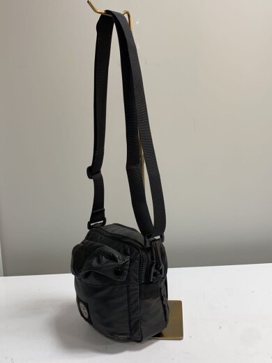商品画像：ガーメントダイコットンモスリンキャンバスショルダーバッグ/コットン/BLK/741590270// 2