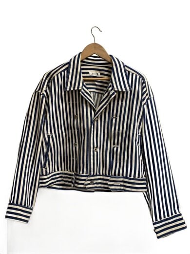 商品画像：80s/Denim Jacket/M/コットン/ブルー/ストライプ/RG31160// 1