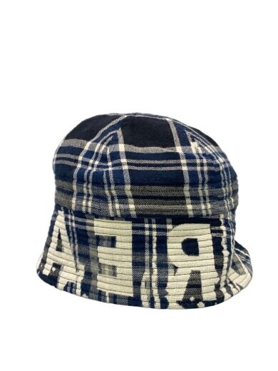 商品画像：Melting Plaid Sailor HAT/L/ブルー/チェック/メンズ/AC-SV-NYA-1009 1