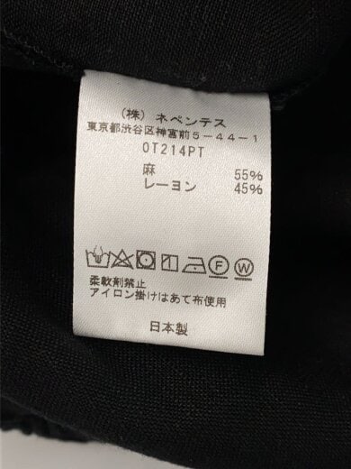 商品画像：24SS/PAJAMA PANT/S/コットン/BLK/OT214PT 5