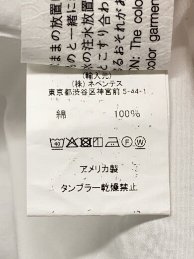 商品画像：Shawl Shirt/XXS/コットン/WHT 4