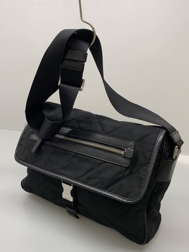 商品画像：ショルダーバッグ/ナイロン/BLK/無地 2