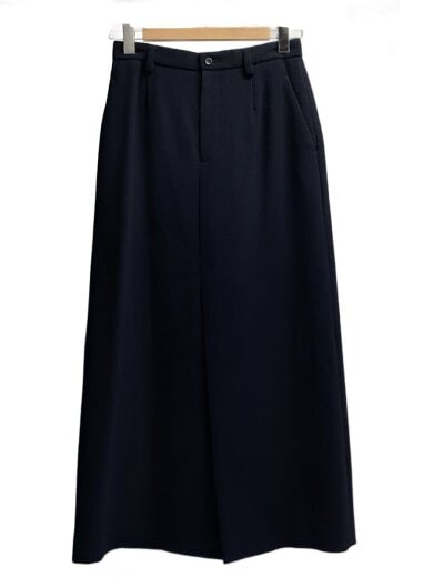 商品画像：ロングスカート/L/ウール/NVY/IM63-FG109 1