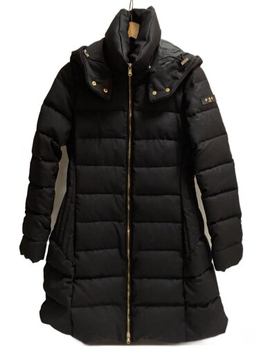 商品画像：ロングダウンジャケット/3/ウール/BLK/LTTM20A4425-D 1